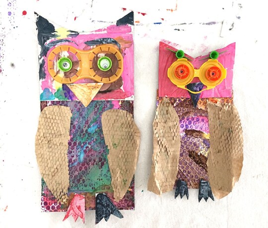 Recycled Art Mosaics and Collages